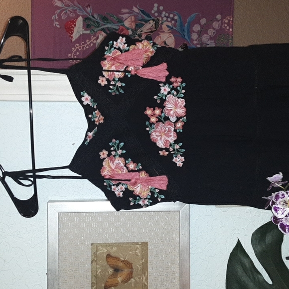 Savanna jane  embroidered floral bohemian dress women M😍🌸 - Picture 5 of 12